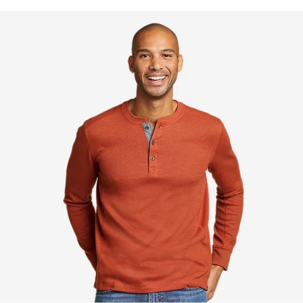 Member’s Mark Men’s Thermal Henley Size Small